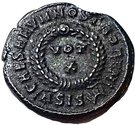 Follis Constantin II CONSTANTINVS IVN NOB C