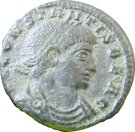 Follis - Constans (FL CONSTANTIS BEA C / GLORIA EXERCITVS; Siscia mint)