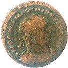 Follis Maximianus Herculeus (GENIO POP ROM S A / IMP C VAL MAXIMIANVS PF AVG, Trier mint)