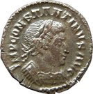 Follis - Constantinus Ist (IMP CONSTANTINVS AVG / SOLI INVICTO COMITI with S/F; Londinium)