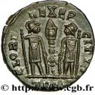Nummus - Constantius II (GLORIA EXERCITVS; Trier)