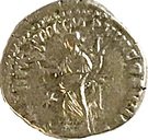 Denarius - Commodus Fides standing left