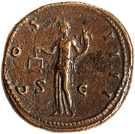 Sestertius - Antoninus (TRP XII / COS IIII SC; Rome)