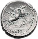 Denarius (Marcia: Gaius Marcius Censorinus; C CENSO)