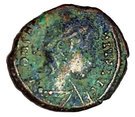 Nummus - Constantius II (GLORIA EXERCITVS; Alexandria mint)