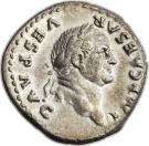Denarius - Vespasianus (COS V)