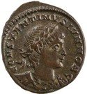 Follis - Constantinus II (GLORIA EXERCITVS; one standard; Constantinople)