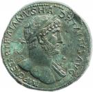 Sestertius - Hadrianus (PONT MAX TR P COS III: Felicitas)