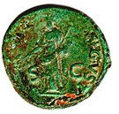 As - Titus (PAX AVGVST SC; Rome mint)