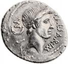 Denarius - Julius Caesar (CAESAR•IM P M / L•AEMILIVS BVCA)