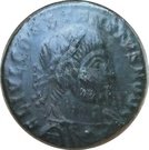Follis - Constantius II (GLORIA EXERCITVS with Chi-Rho between two standards, Arelate mint)