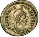 Follis - Crispus (VICTORIAE LAETAE PRINC PERP, Londres)