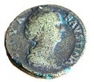 Sestertius - Faustina I (AETERNITAS)