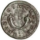 Dupondius - Titus (TR POT COS III CENSOR; Strike under Vespasianus)