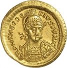 Solidus - Theodosius II (SALVS REIPVBLICAE; Constantinopolis)