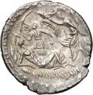 Denarius (Aemilia: Lucius Aemilius Buca; L•BVCA)