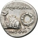 Denarius - Augustus (CAESARI AVGVSTO; Colonia Patricia mint)