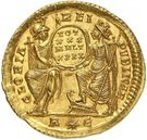 Solidus - Constantius II (GLORIA REIPVBLICAE; Rome)