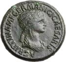 Sestertius - Agrippina Senior (TI CLAVDIVS CAESAR AVG GERM P M TR P IMP P P SC; Honour Strike under Claudius; Rome mint)