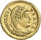 Solidus - Valens (VICTORIA AVGG; Treveri)