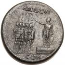 Sestertius - Caligula (GERMANICVS / ADLOCVT COH; Rome mint)