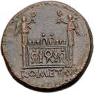 Sestertius - Augustus (ROM ET AVG; Lugdunum mint)