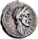 Denarius - Julius Caesar (CAESAR•DICT PERPETVO / L•BVCA)