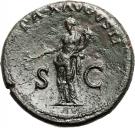 Sestertius - Vitellius (PAX AVGVSTI SC; Rome mint)