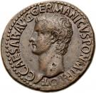 As - Caligula (VESTA SC; Rome mint)