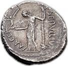 Denarius - Julius Caesar (CAESAR•IMP / P•SEPVLLIVS MACER)