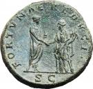 Sestertius - Hadrianus (FORTVNAE REDVCI)
