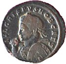 Follis - Crispus (BEATA TRANQVILLITAS VOTIS XX; Treveri)