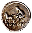 Denier - Titus sous Vespasien - IMP XIII (berger)