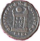 Follis - Crispus (BEATA TRANQVILLITAS VOTIS XX; Treveri)
