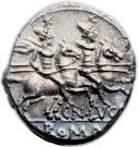 Denarius (Lucretia: Gneius Lucretius Trio; TRIO / CN•LVCR ROMA)