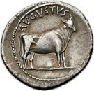 Denarius - Augustus (AVGVSTVS; Samos mint)