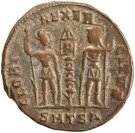 Follis - Constans (GLORIA EXERCITVS; Thessalonica)