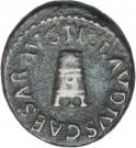 Quadrans - Claudius (PON M TR P IMP P P COS II SC; Modius; Rome mint)