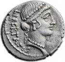 Denarius (Lollia: Lollius Palicanus; LIBERTATIS / PALIKANVS)
