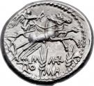 Denarius (Marcia: Manius Marcius; M MAR C ROMA)