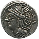 Denarius (Appuleia: Lucius Appuleius Saturninus; L SATVRN)