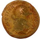 Dupondius - Faustina II (IVNONI REGINAE)