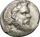 Denarius (Vibia: Gaius Vibius Pansa Caetronianus; C•PANSA / ALBINVS•BRVTI•F)