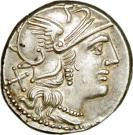 Denier (Aelia: Publius Aelius Paetus; P•PAETVS ROMA)