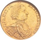 2 Dukats - Pyotr I  (Double Chervonets; Trade Coinage; Novodel)