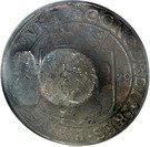 Jefimok Rouble - Alexey Mikhailovich (Countermarked over "Overijssel Rijksdaalder 1620")