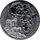 50 Francs (Zebra; Silver Bullion)