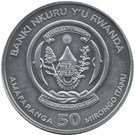 50 Francs (Giraffe; Silver Bullion)