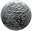 50 Amafaranga (Elephant; Silver Bullion)