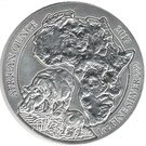 50 Francs (Hippopotamus; Silver Bullion)